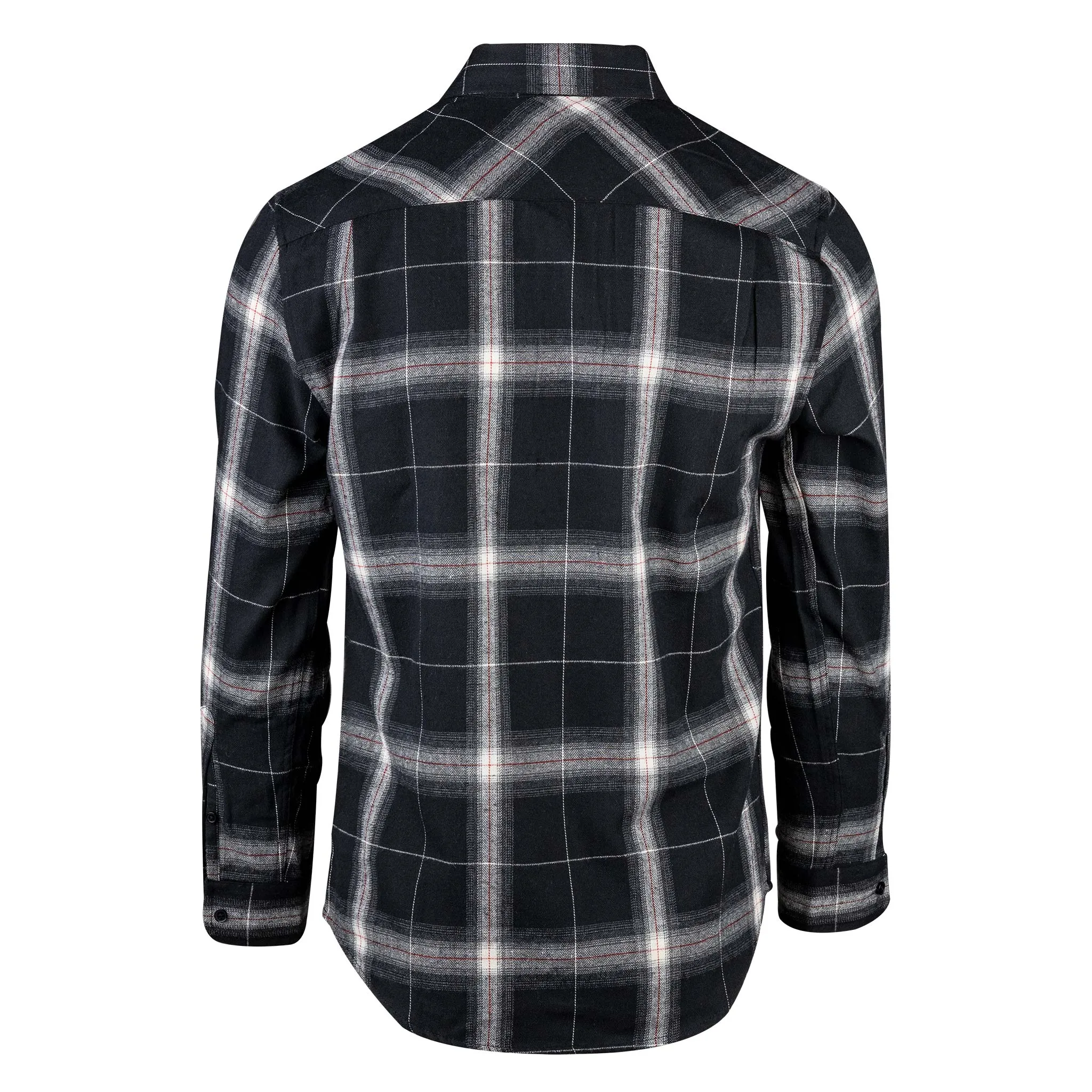Birch Street Flannel - Black Ombre