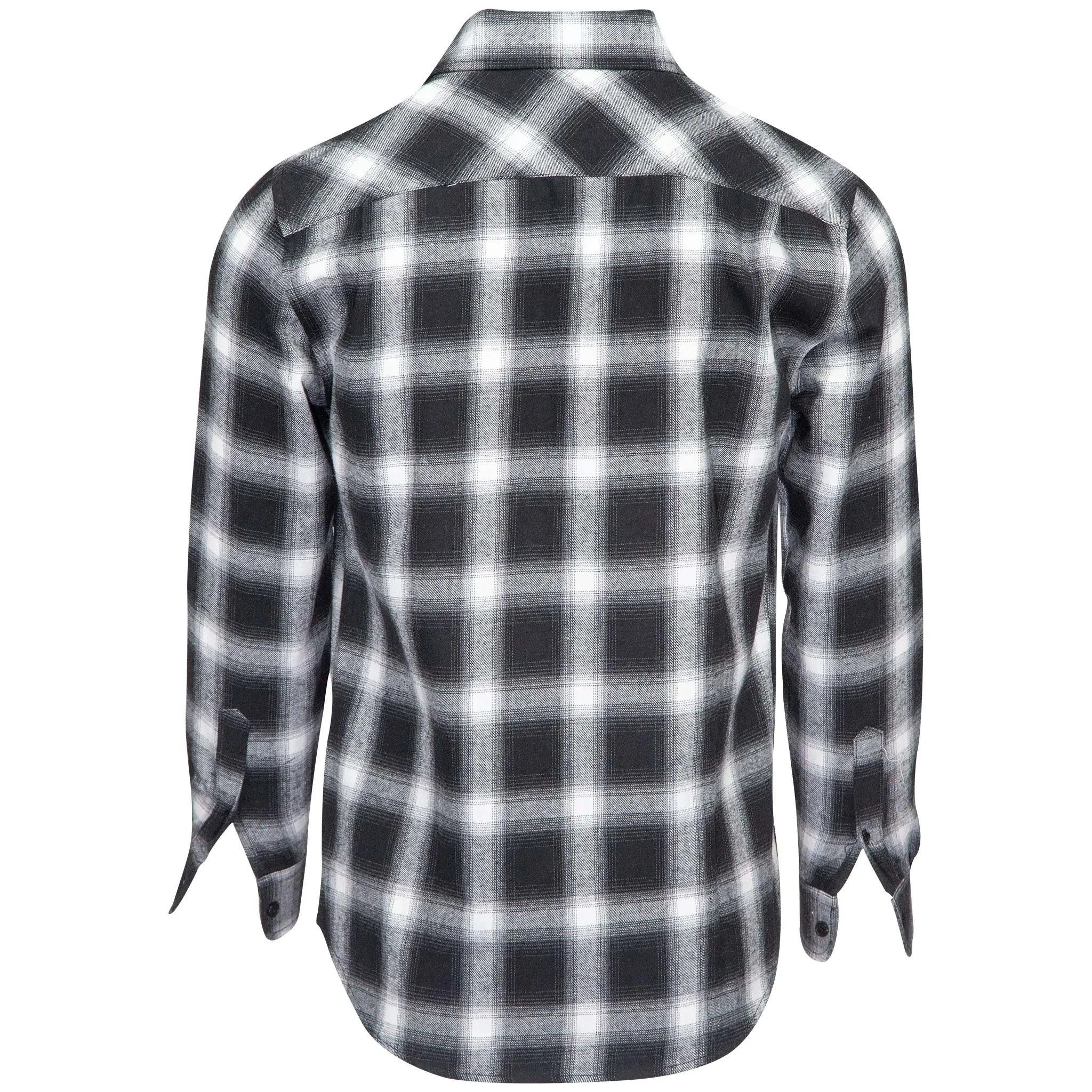 Birch Street Flannel - Black/White