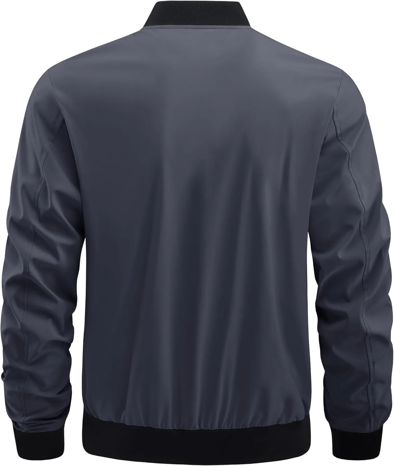 BIYLACLESEN Men's Lightweight Bomber Jackets Windbreaker Jackets Casual Fashion Jackets Zip Up Coats with Pockets