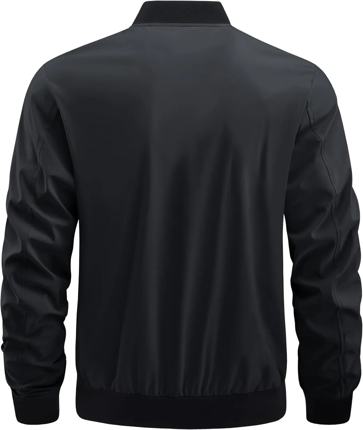 BIYLACLESEN Men's Lightweight Bomber Jackets Windbreaker Jackets Casual Fashion Jackets Zip Up Coats with Pockets
