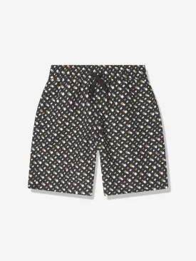 BOSS Boys Monogram Swim Shorts in Multicolour