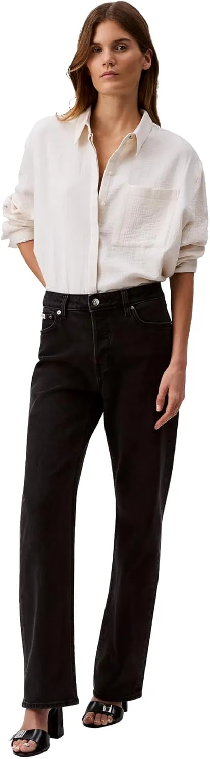 Calvin Klein Women's 90s Straight Jeans
