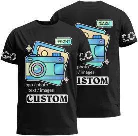 Custom T Shirts with Your Text Photo Logo Personalized T Shirts Custom Shirts Design Your Own Customized T Shirts