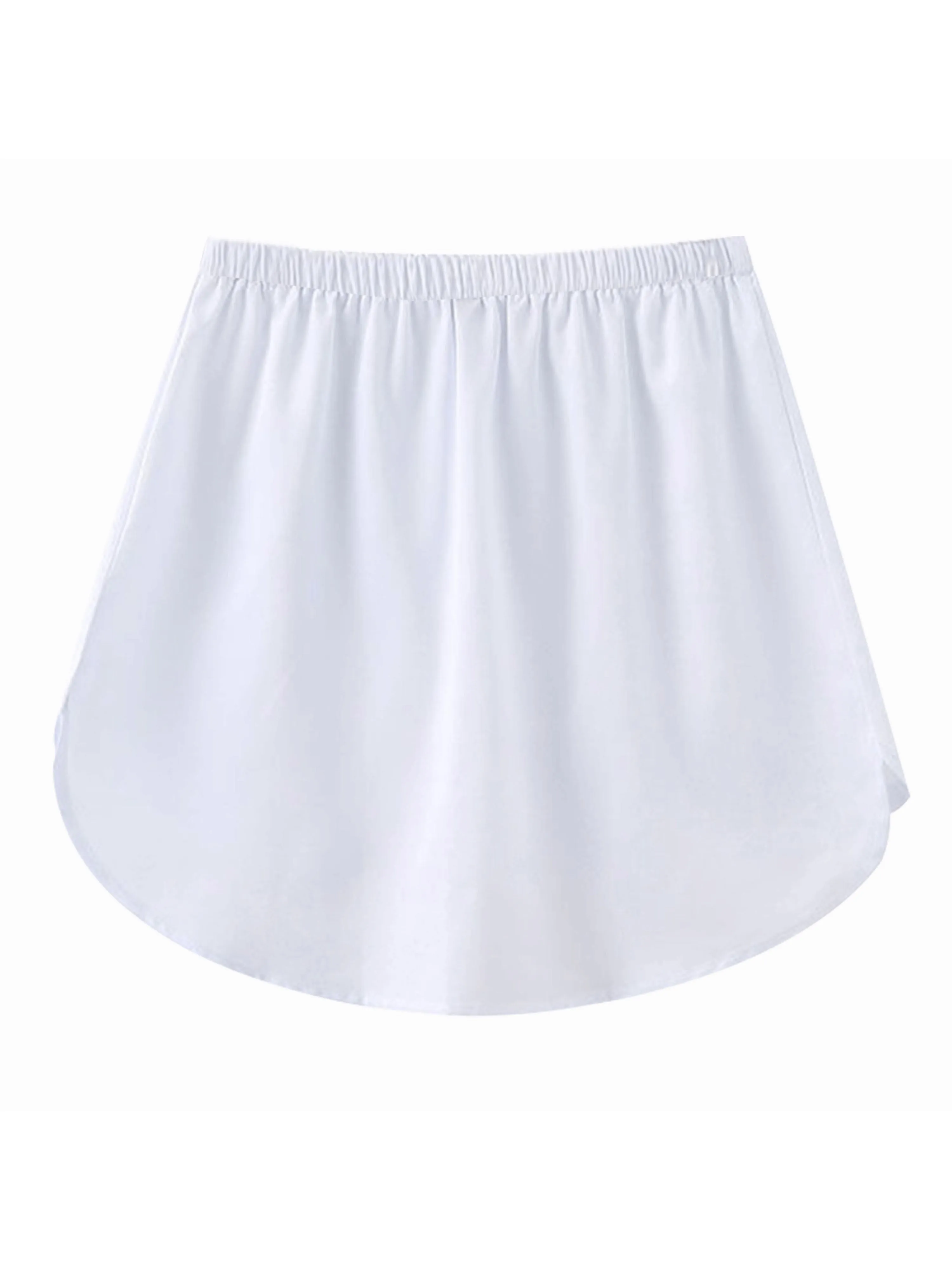 Elastic Waist Hem Arc Skirts 2 Pack for Women
