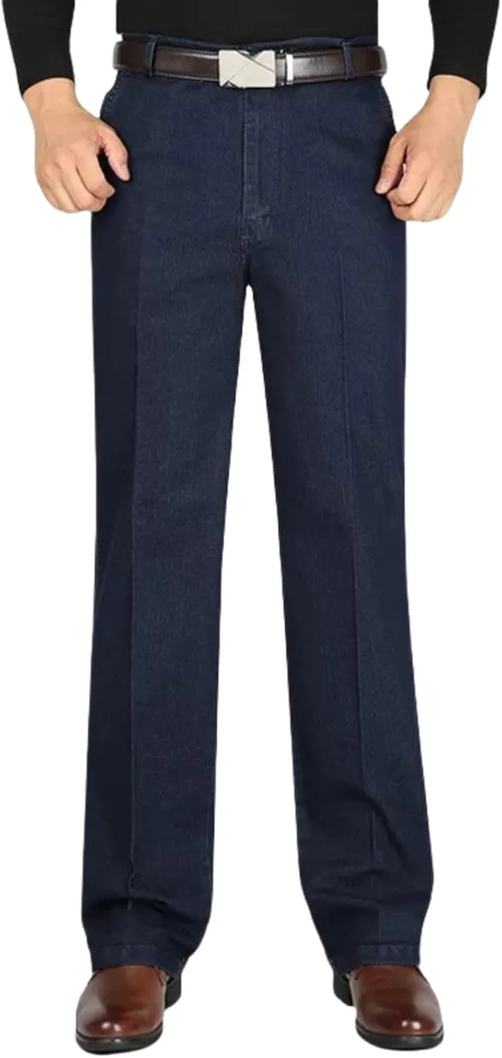 Jett Jeans for Older Men, Jettjeans3 - Men's Classic Straight Fit Stretch Jeans, Jetjeans Stretch Denim for Men