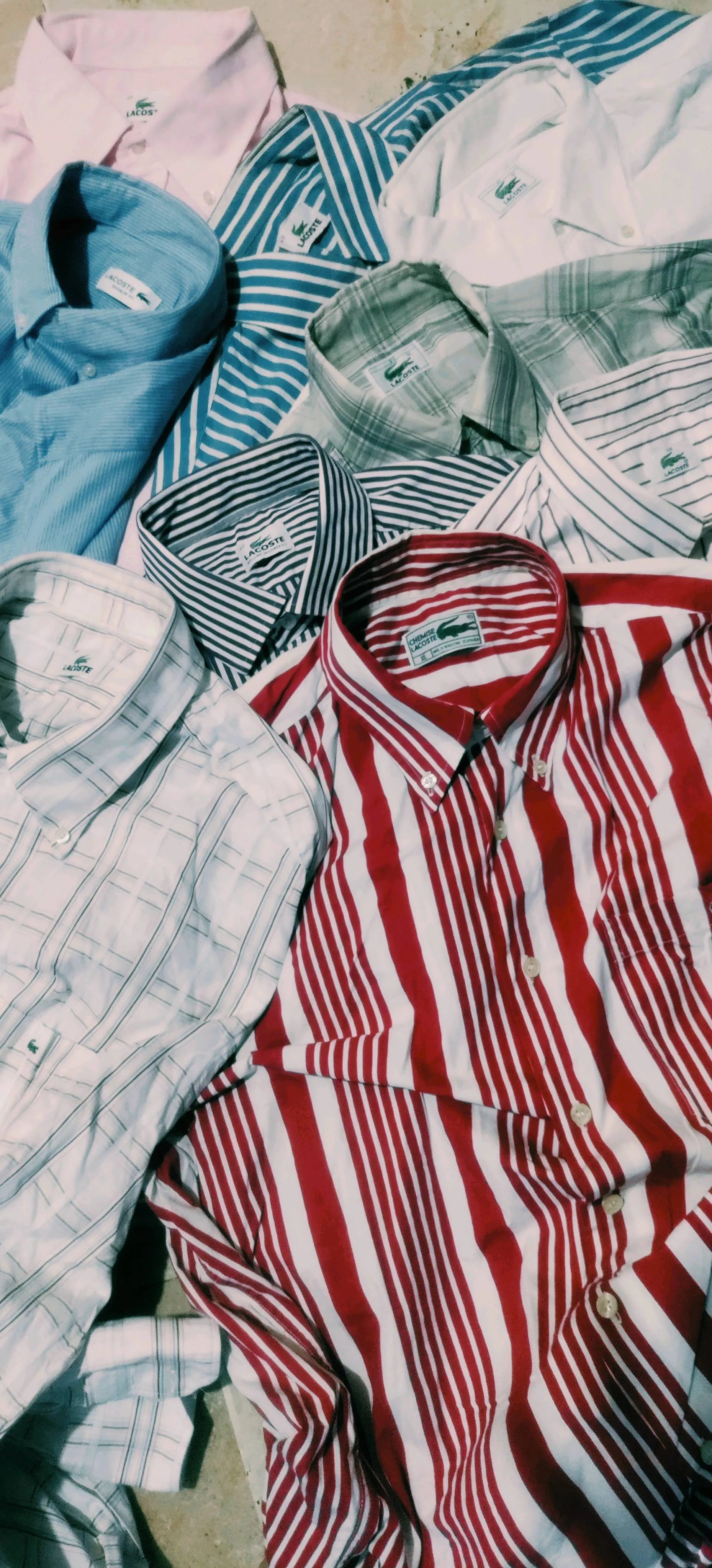 Man's Lacoste shirts