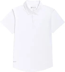 Performance Drop-Cut Polo Men's Shirt - Classic Fit, Collared Shirt for Men - Active & Casual Comfort Wear - Lightweight