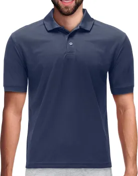 Premium Wear Men's High Moisture Wicking Polo T Shirts