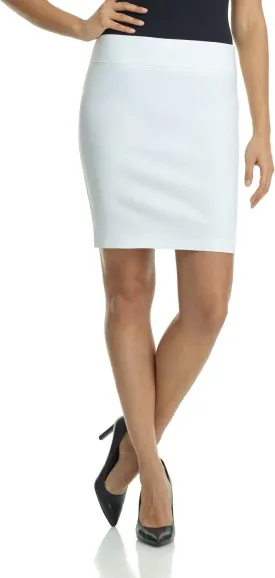 Rekucci Women's Ease Into Comfort Above The Knee Stretch Pencil Skirt