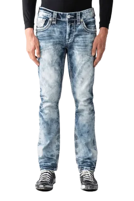 Rock Revival Men's Alt Straight 32" Talan A202 Denim Jeans