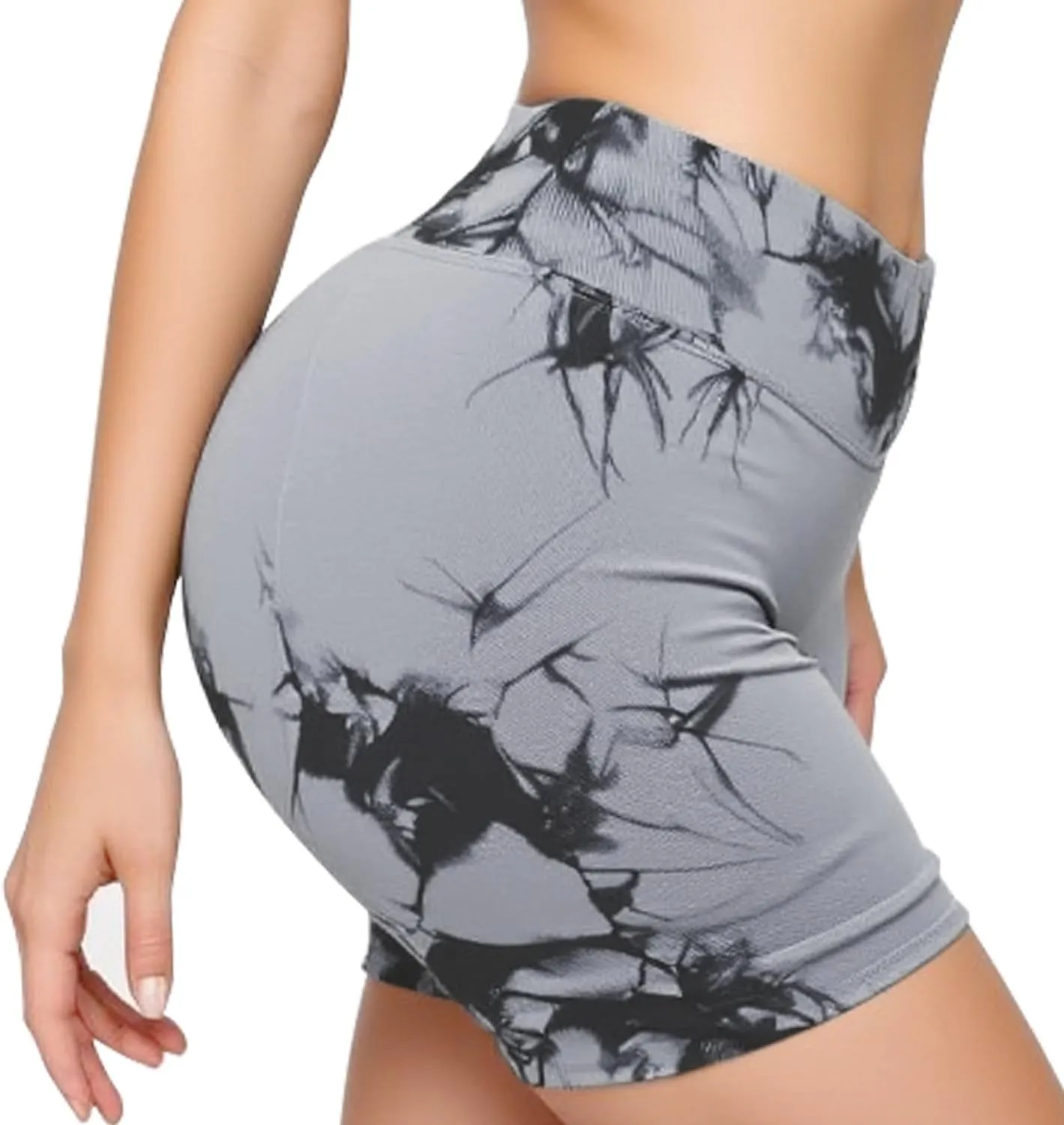 Women Workout Impact Shorts 4.5 Scrunch Butt Lifting Tummy Control Gym Shorts Comfy Running Seamless Booty Biker Shorts